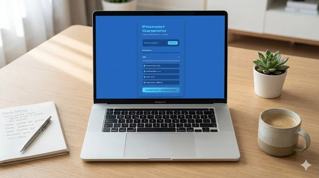 passwort-generator-laptop -KI