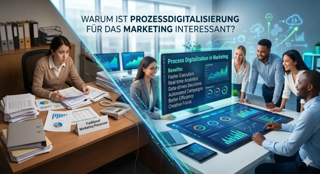 Prozessdigitalisierung  für das Marketing 